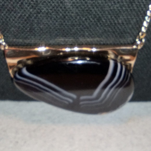 Long large zebra ,and gold ZARA necklace - Picture 4 of 16